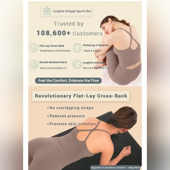 High Neck Sports Bra #635 NWOT - Picture 10 of 15